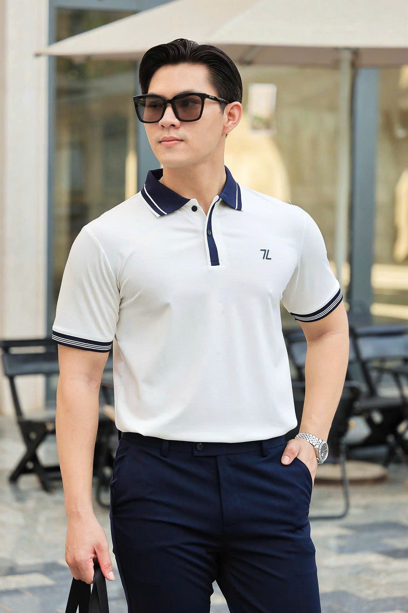 ÁO THUN POLO LOGO Z TRẮNG -  VH003898