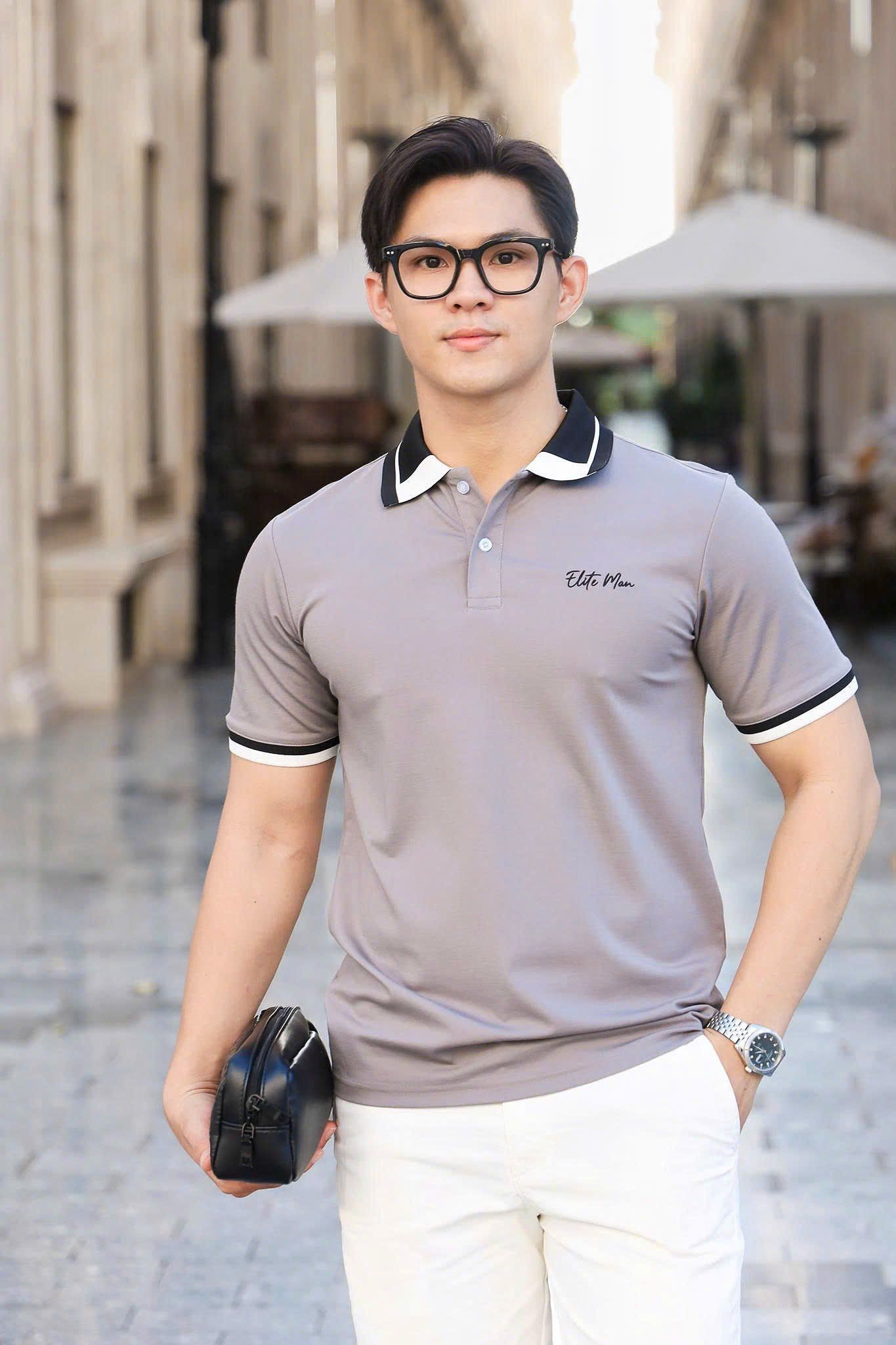 ÁO THUN POLO ELITE MEN XÁM - VH003891