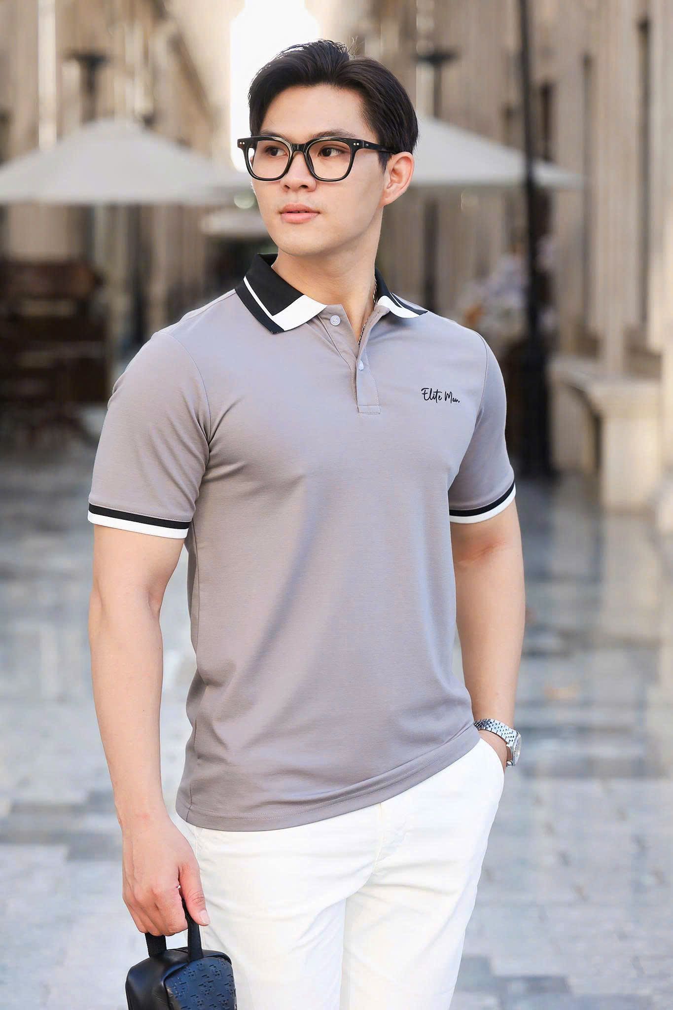ÁO THUN POLO ELITE MEN XÁM - VH003891