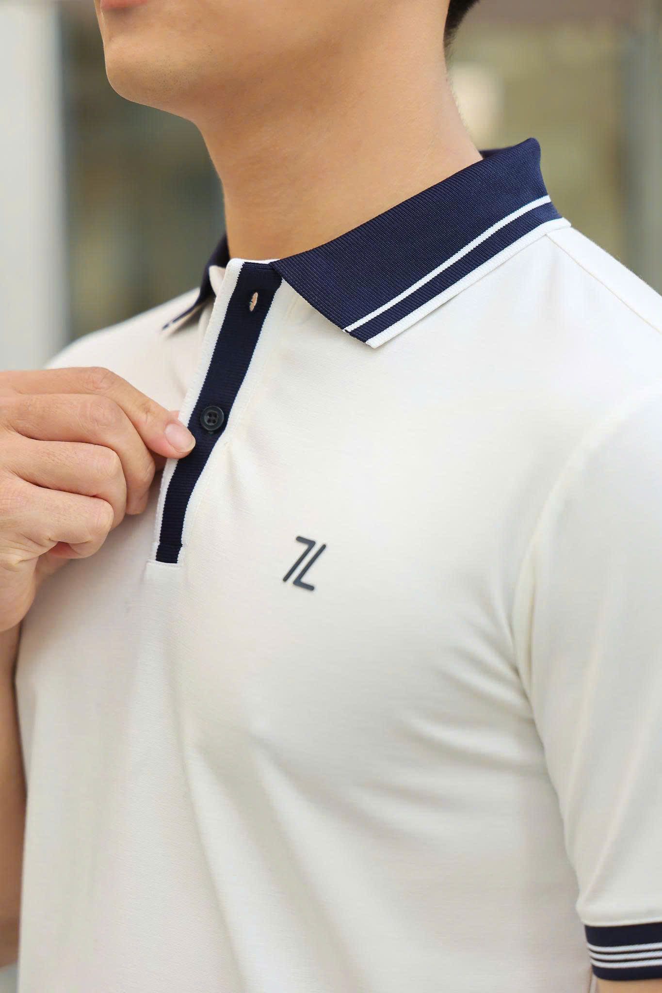 ÁO THUN POLO LOGO Z TRẮNG -  VH003898