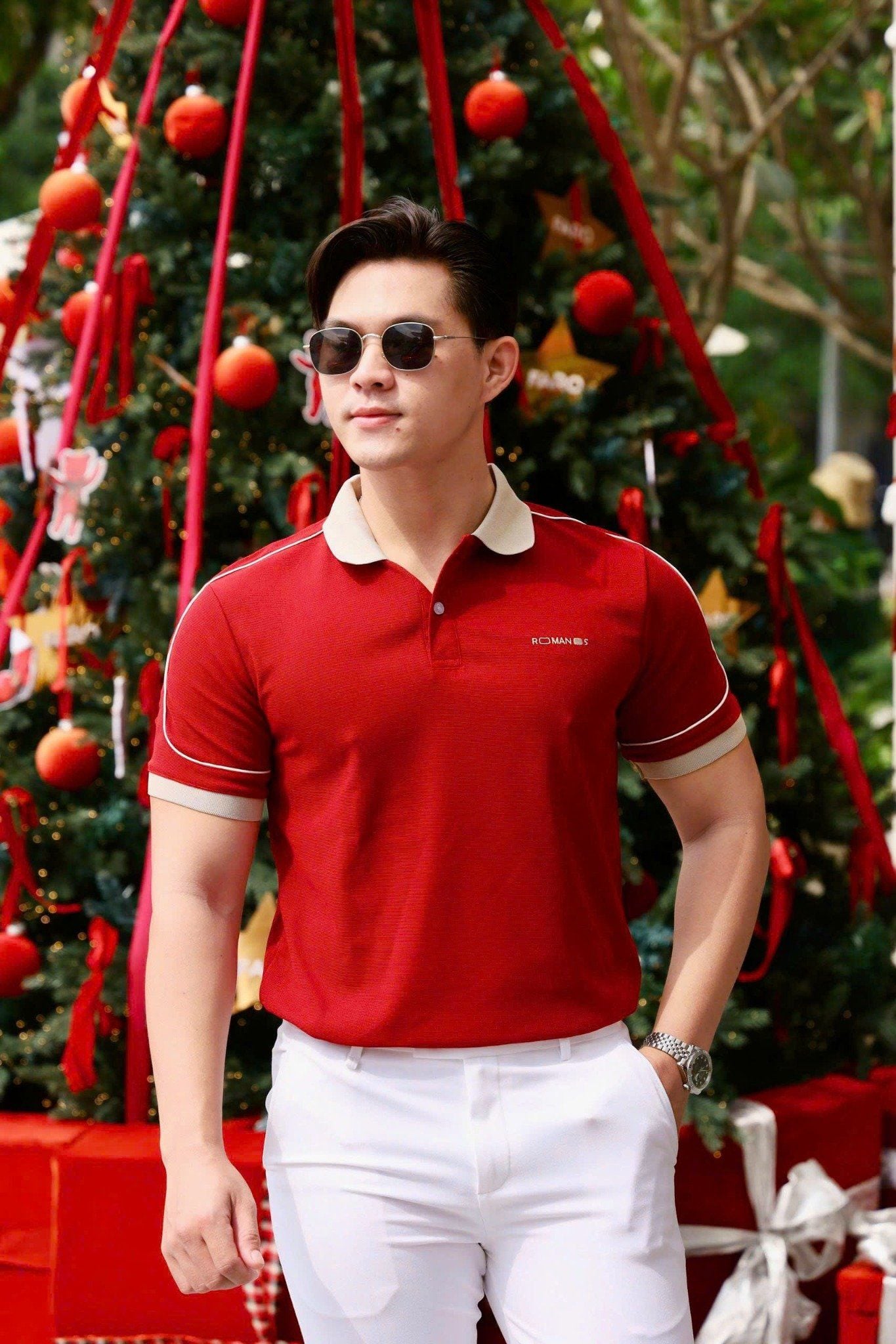 ÁO THUN POLO ROMANOS ĐỎ - VH003921