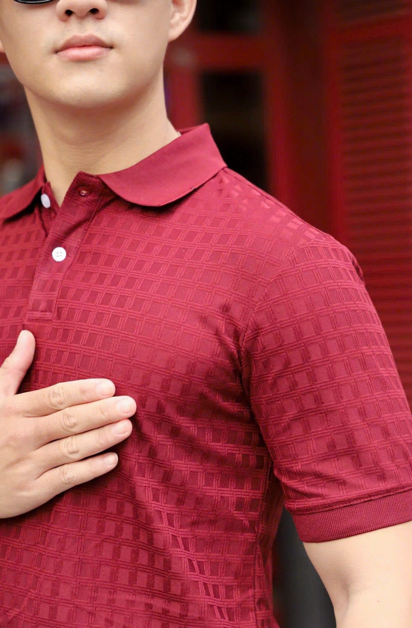 ÁO THUN POLO ĐỎ - VH003917