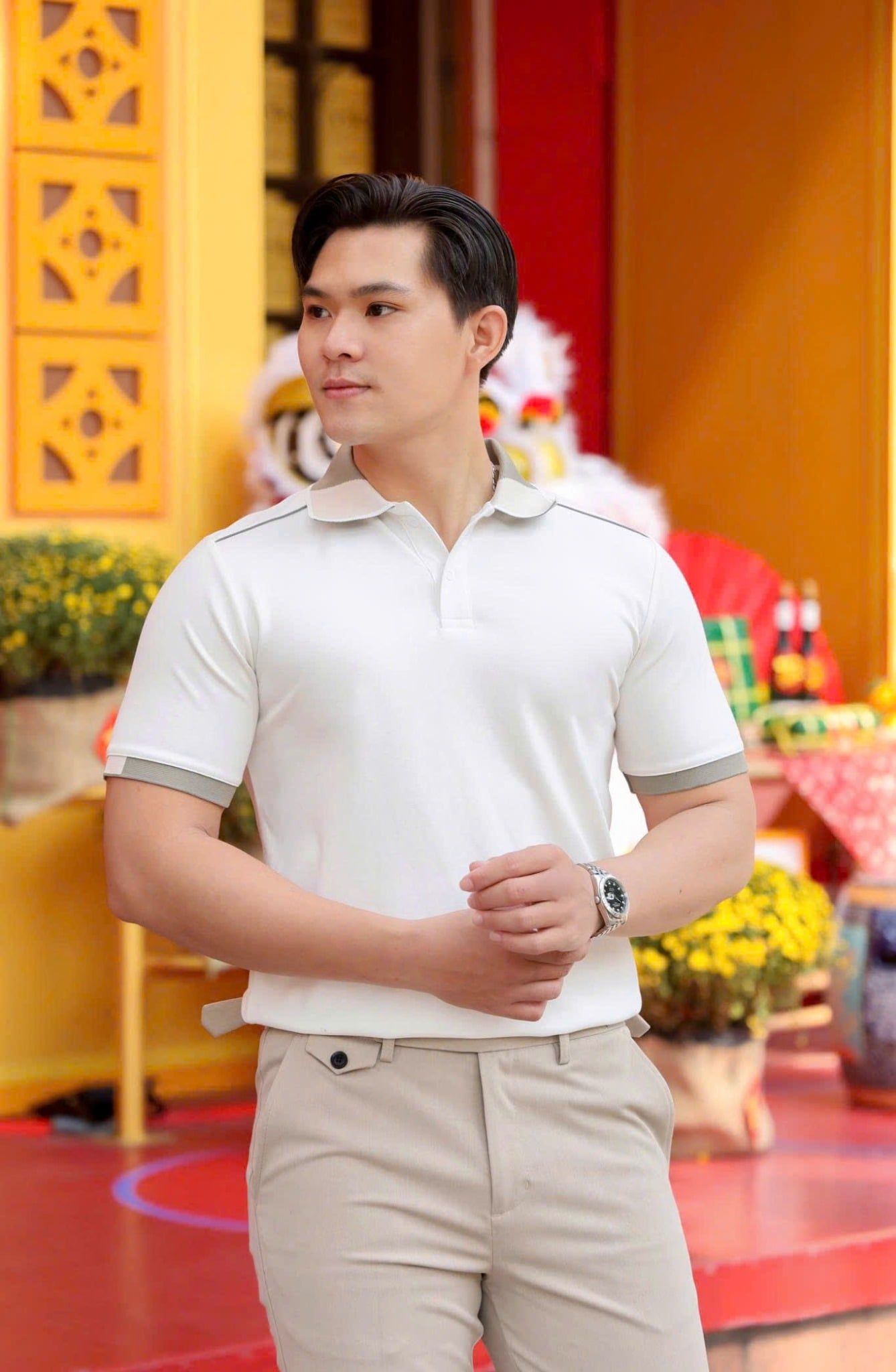 ÁO THUN POLO PHỐI BO - VH003910