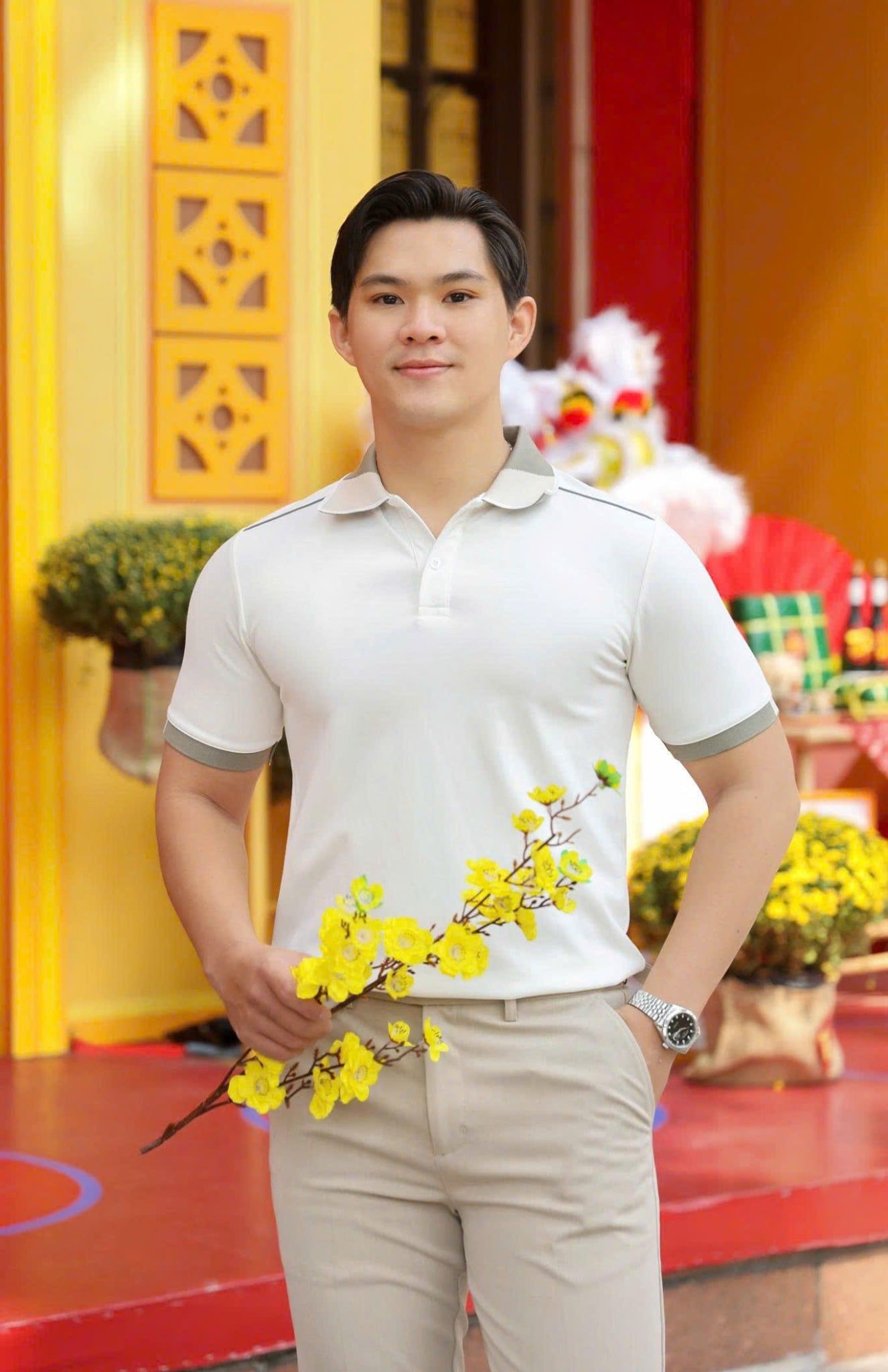 ÁO THUN POLO PHỐI BO - VH003910