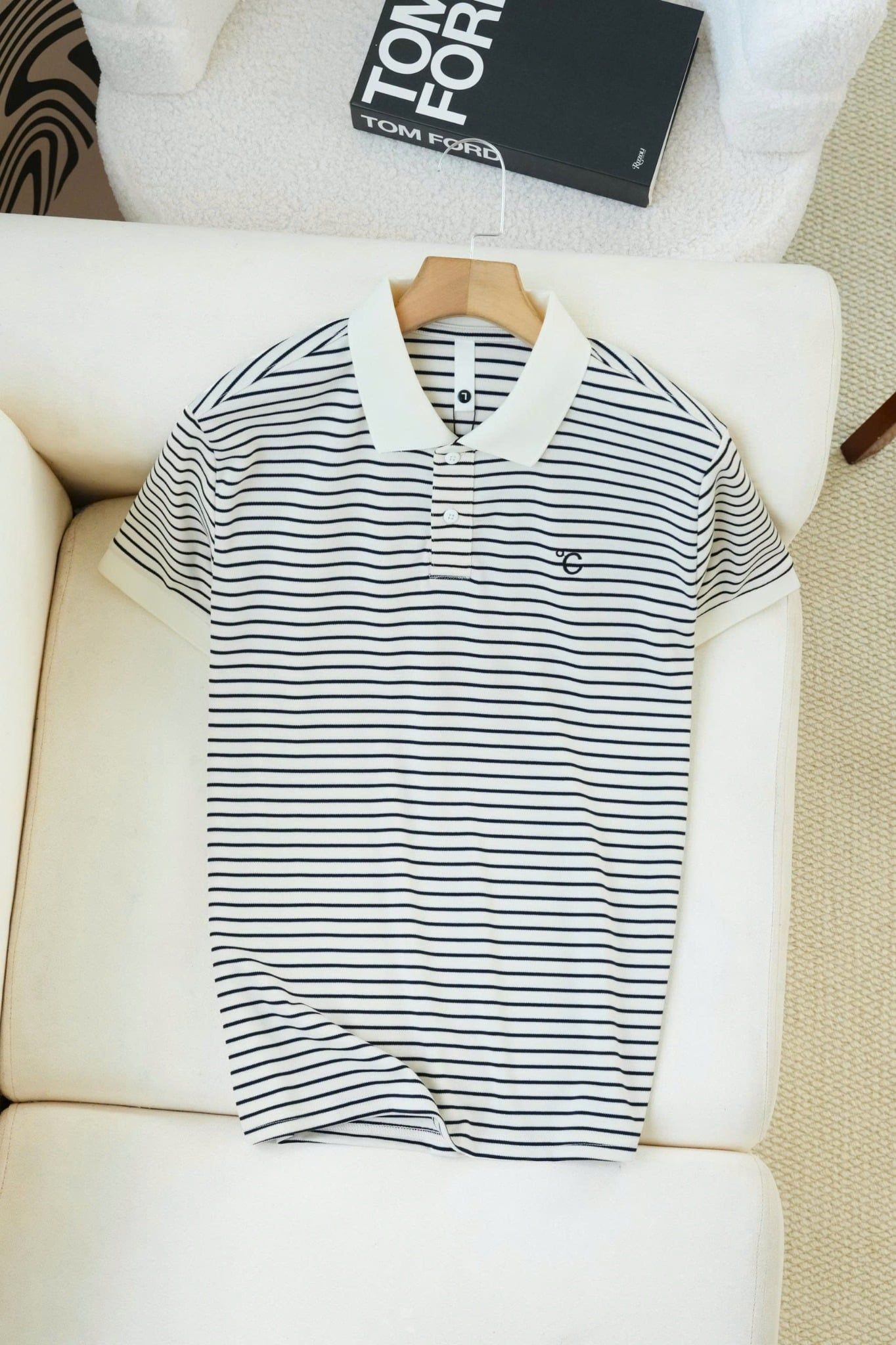 ÁO THUN POLO SỌC NGANG - P004219