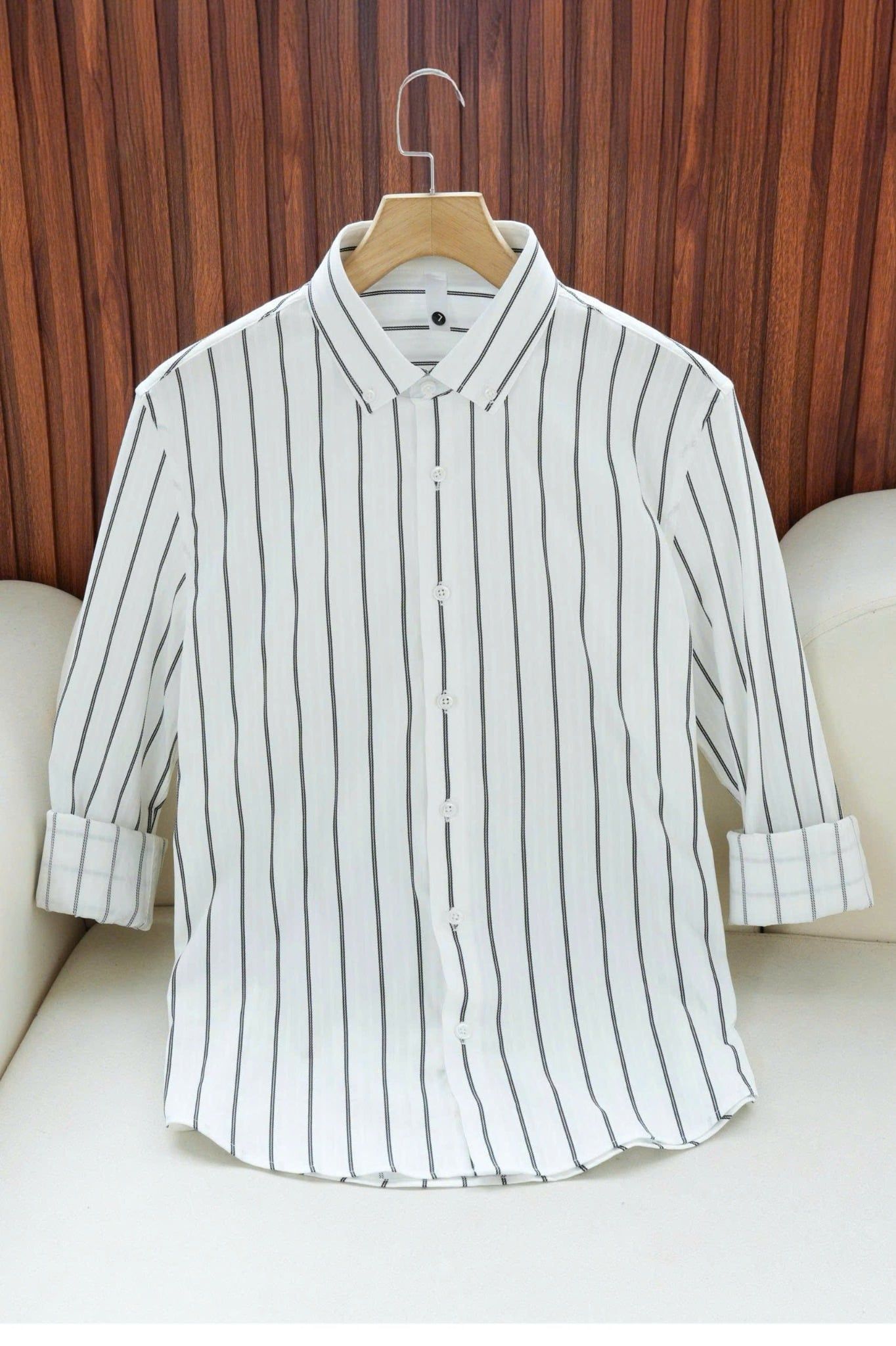 ÁO SƠ MI NAM TAY DÀI KẺ SỌC -  JC002000
