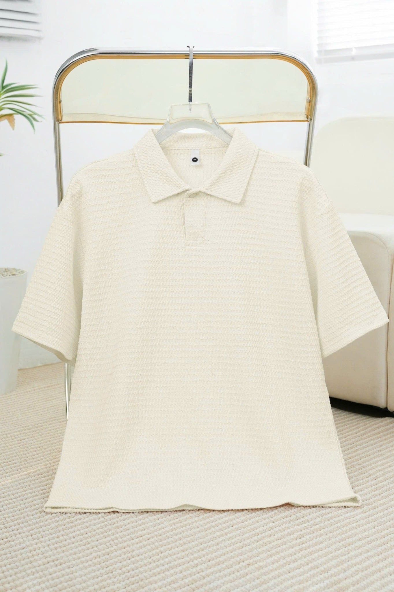 ÁO THUN POLO TRẮNG KEM - XSL002002
