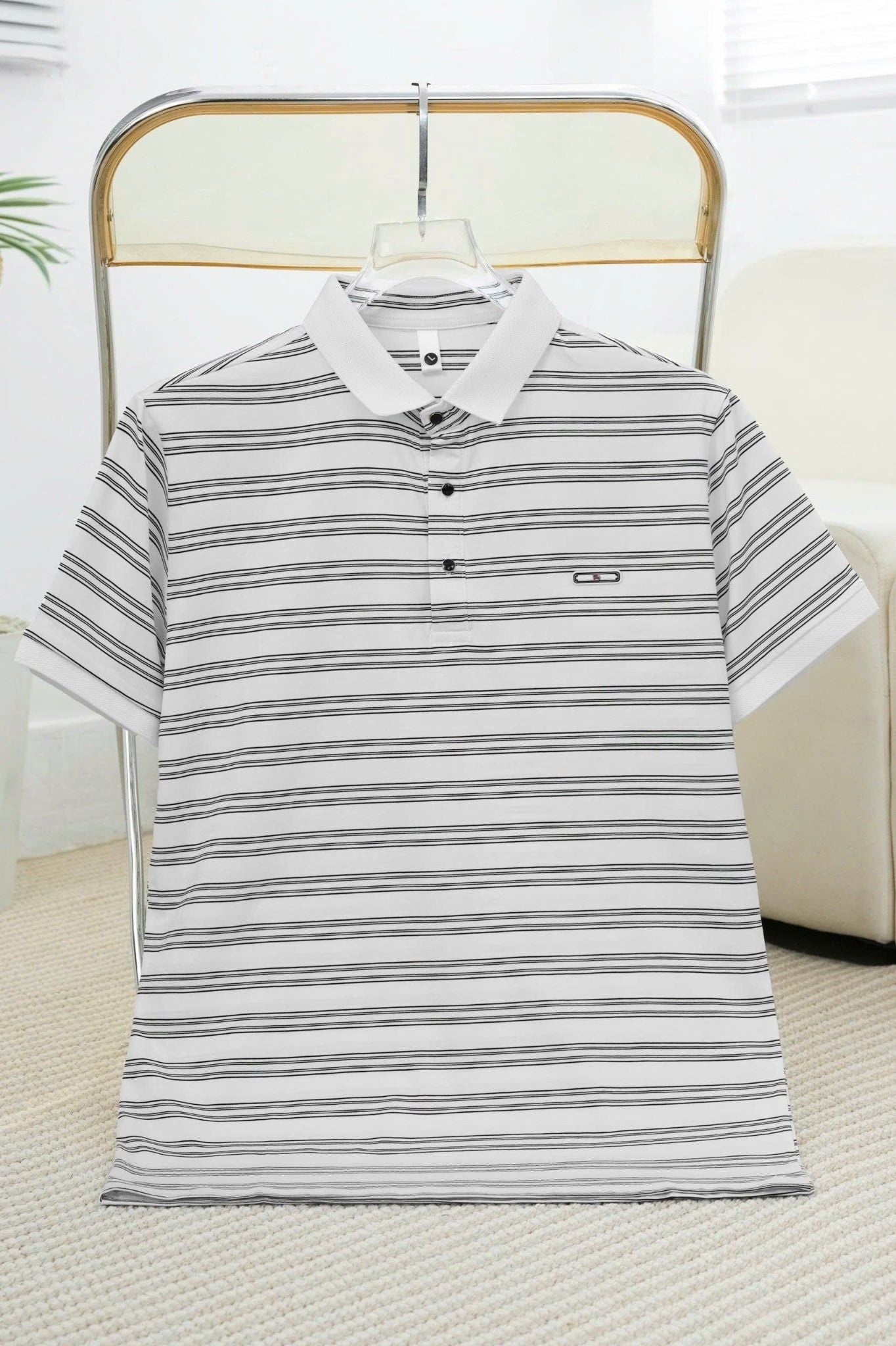 ÁO THUN POLO SỌC TRẮNG- XSL002000