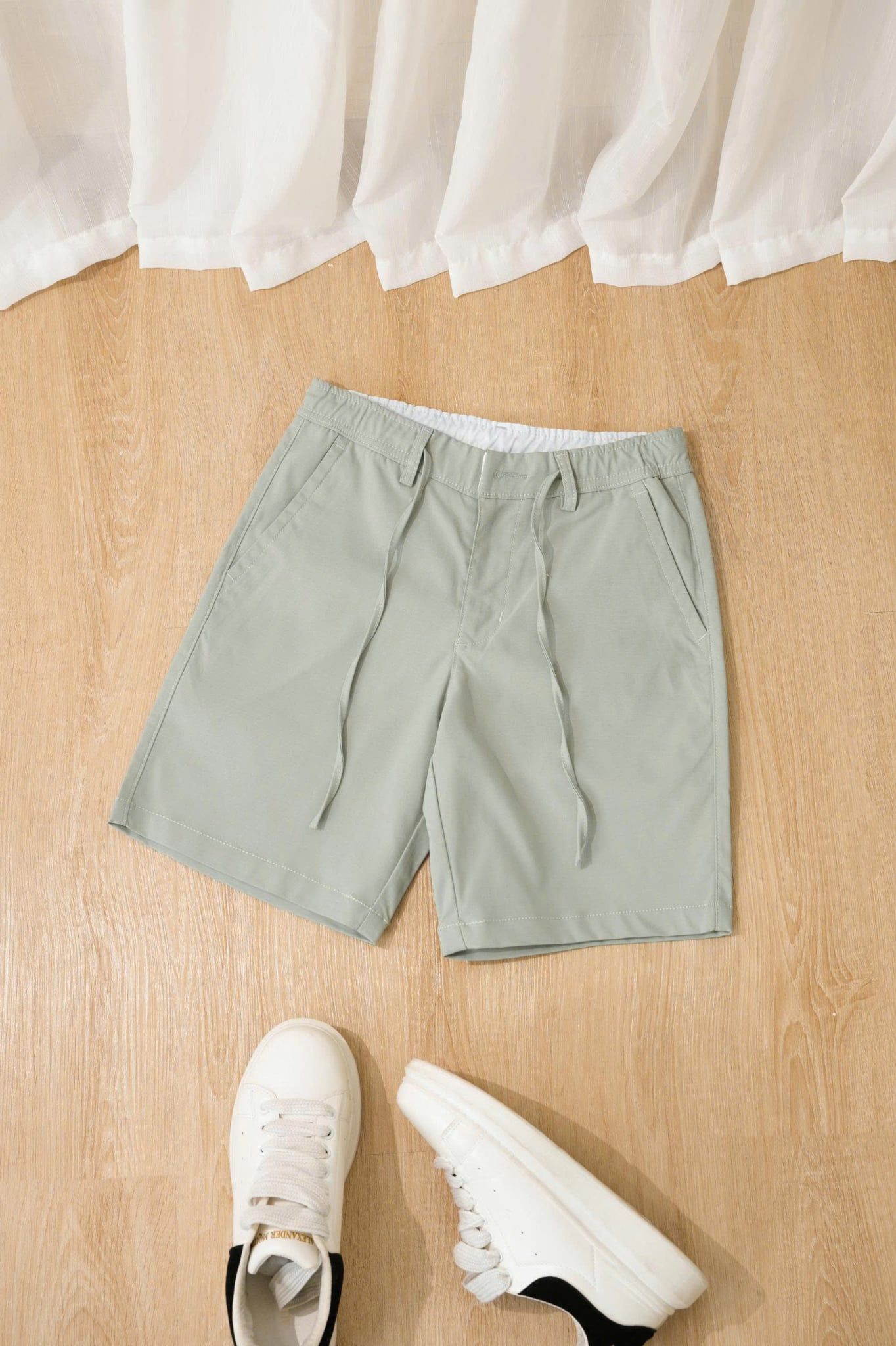 QUẦN SHORT KAKI XÁM - P004276