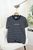 ÁO THUN CỔ TRÒN SỌC XANH ĐEN - P004281