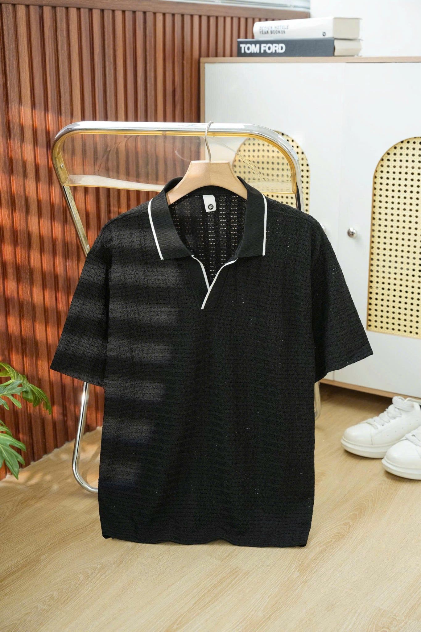 ÁO THUN POLO ĐEN - XSL002003