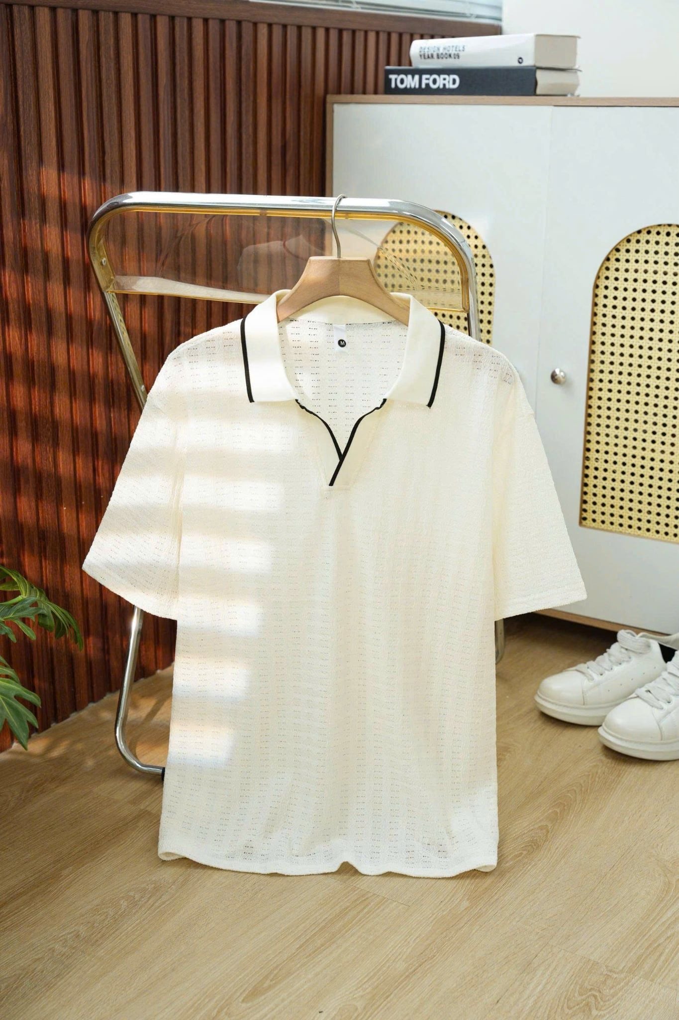 ÁO THUN POLO TRẮNG - XSL002003