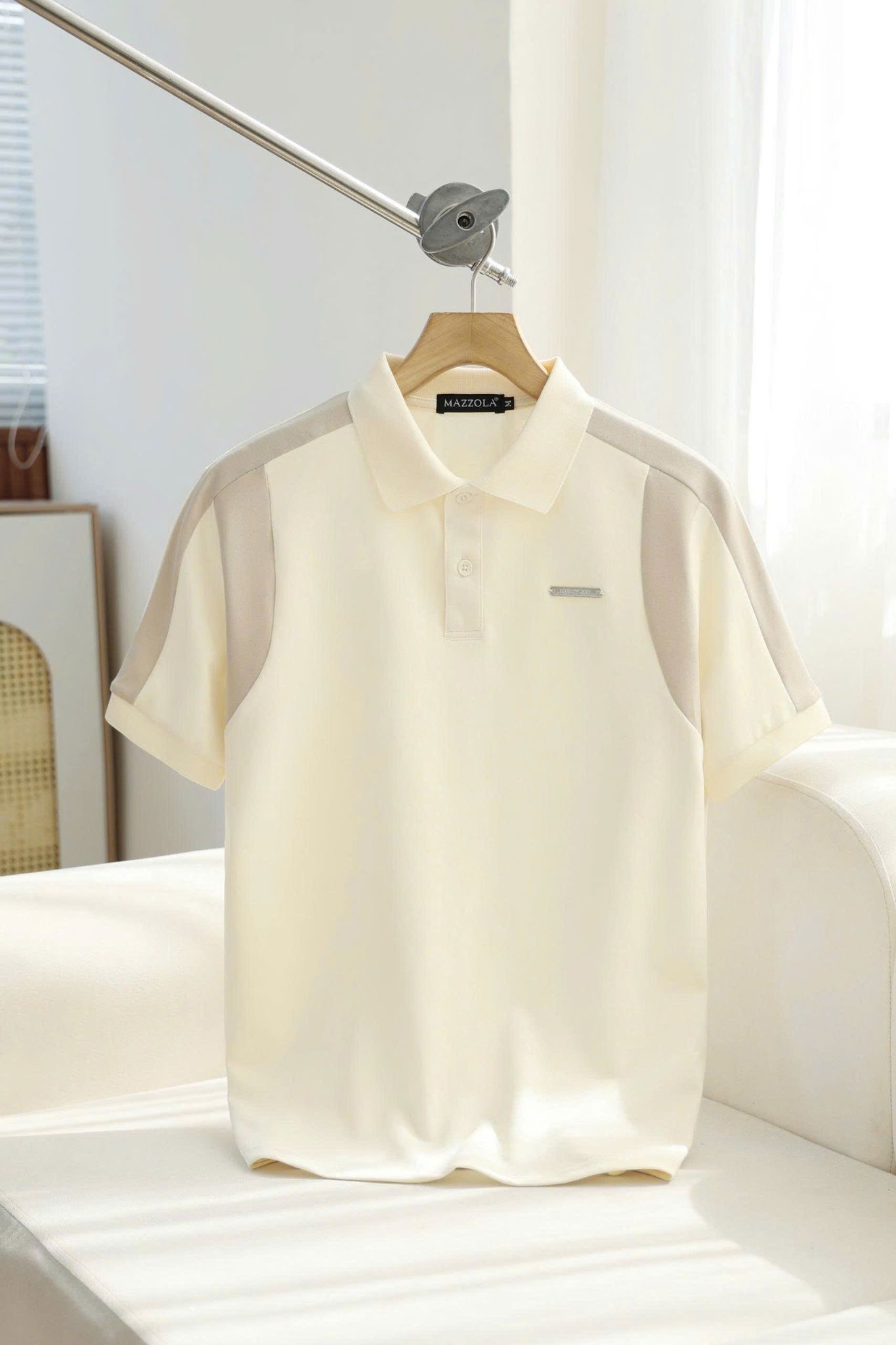 ÁO THUN POLO TRẮNG PHỐI - P004311