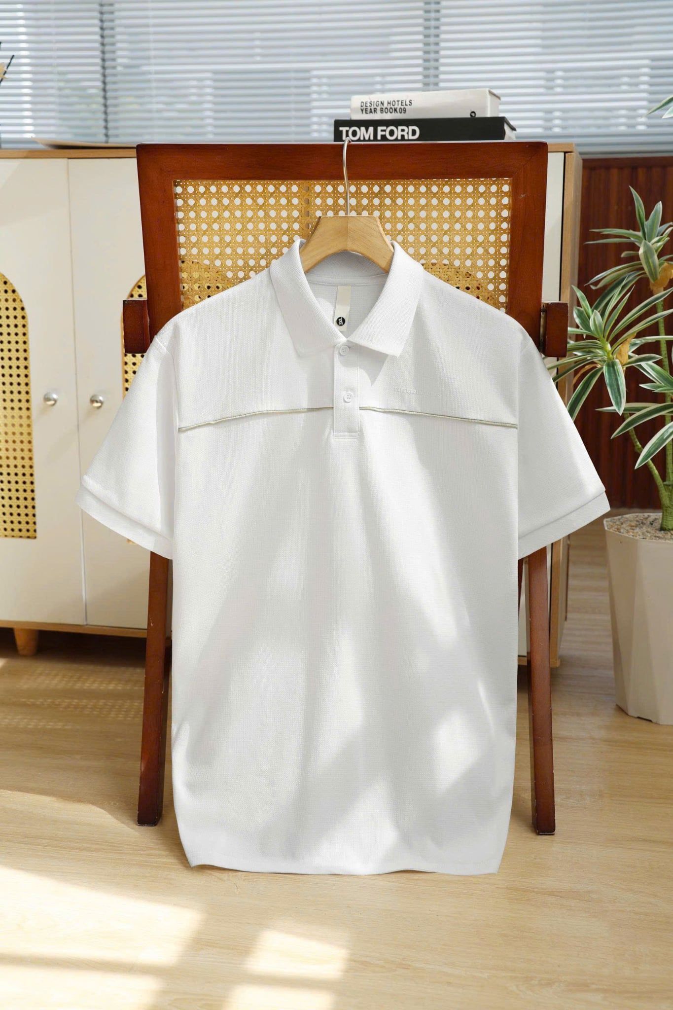 ÁO THUN POLO TRẮNG - P004309