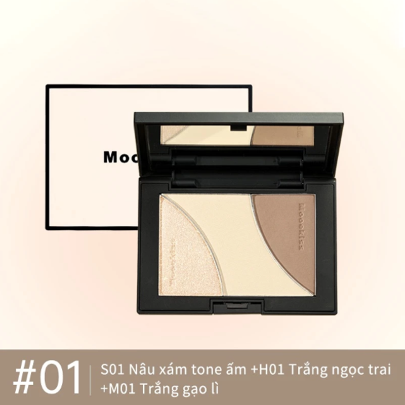 Phấn Tạo Khối Bắt Sáng Mooekiss 16.5g