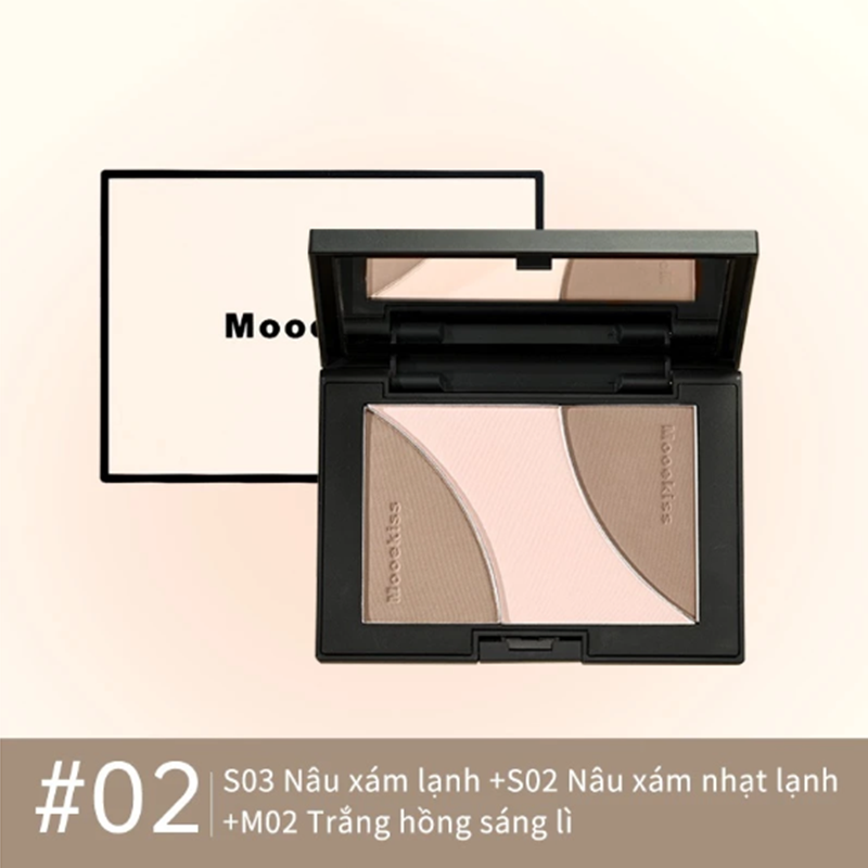 Phấn Tạo Khối Bắt Sáng Mooekiss 16.5g