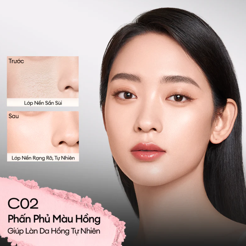Phấn Phủ Bột Colorkey 8g, chất phấn siêu mịn, kiềm dầu, làm sáng và đều màu da