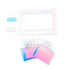 Khung + Móc Treo Móng Tay Lorossi (bộ), Khung Treo Mẫu Nail Mica, Trưng Bày Thẩm Mỹ, Chuyên Nghiệp Cho Tiệm Nail