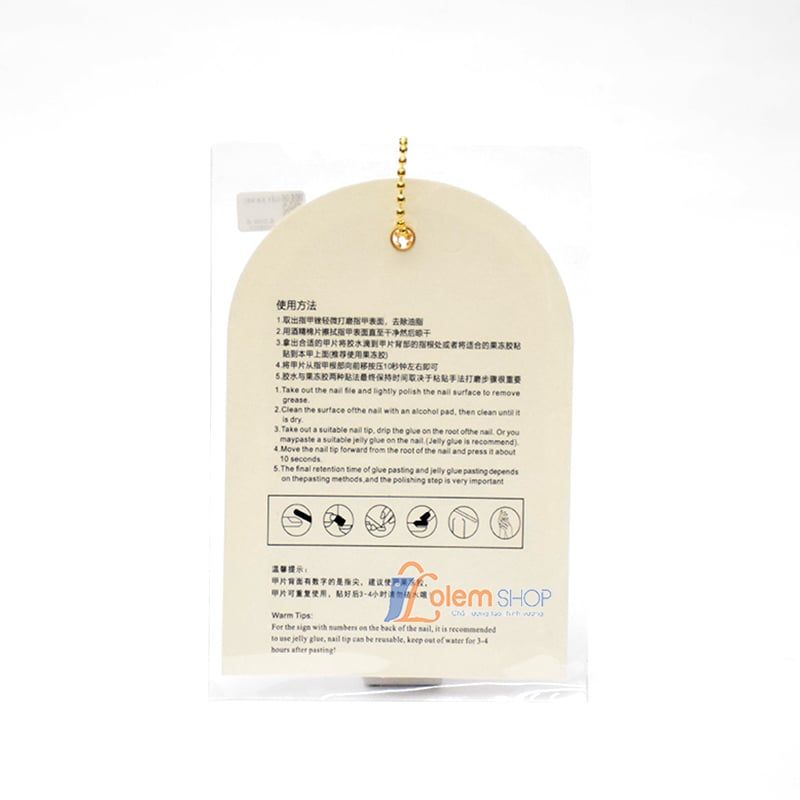 Giấy Bìa Nail Kèm Túi – Trưng Bày Nail Chuyên Nghiệp, Gọn Gàng