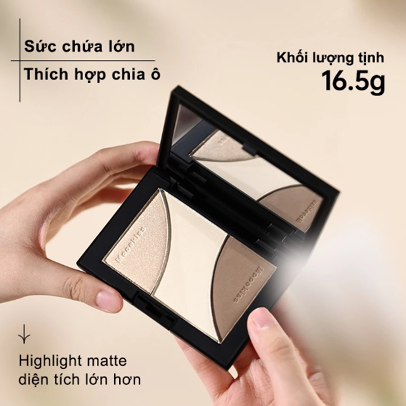 Phấn Tạo Khối Bắt Sáng Mooekiss 16.5g