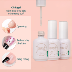 Gel Glue Annies 18ml, Gel đa năng 3‑in‑1 cho móng chuyên nghiệp