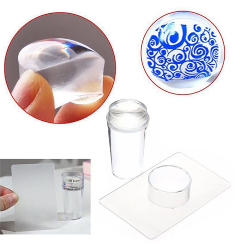 Cục Silicon Để In Nhỏ, In Móng Tay, tạo fen đầu móng, in hoa văn nhanh, sắc nét