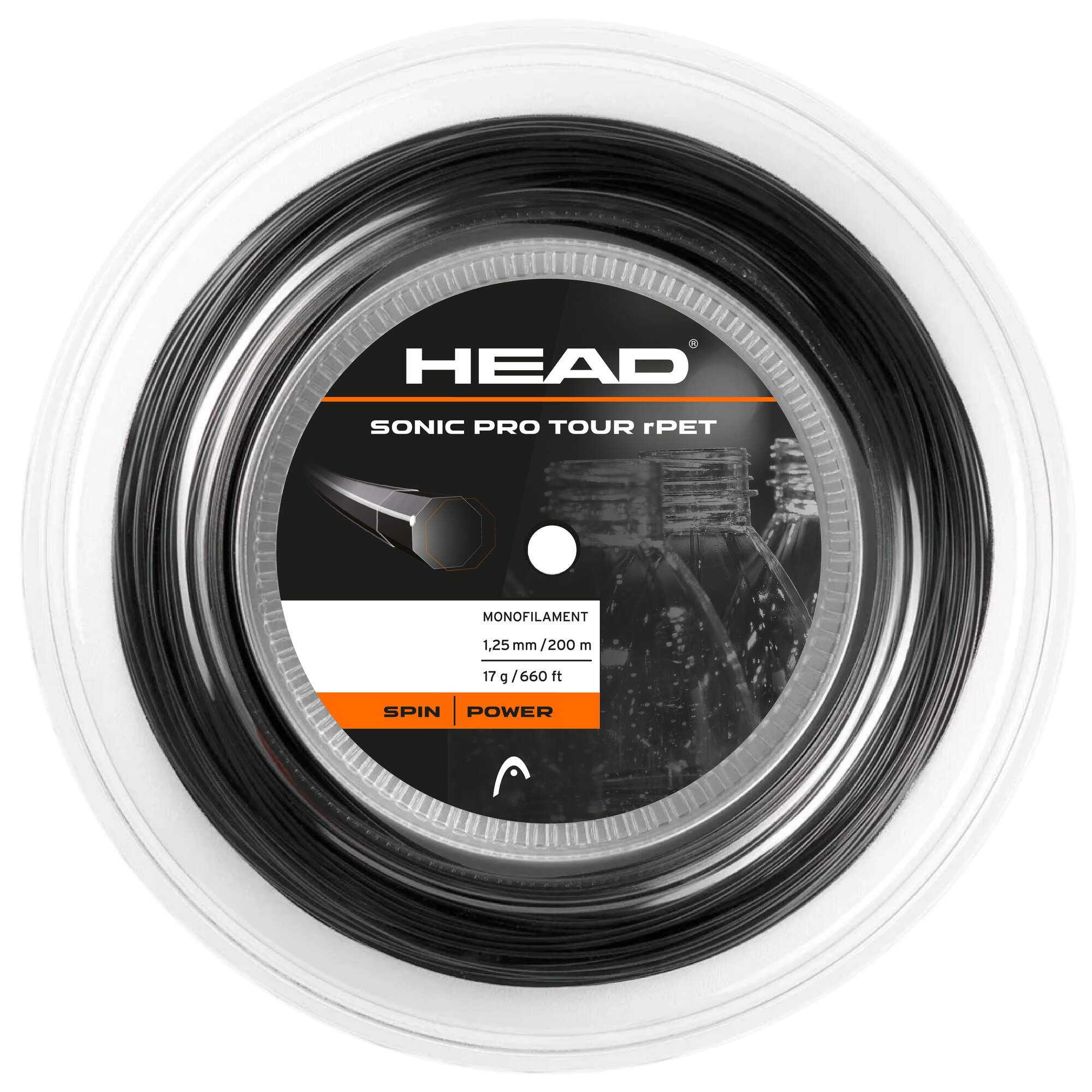 Dây tennis HEAD Sonic Pro Tour rPET (200m reel)