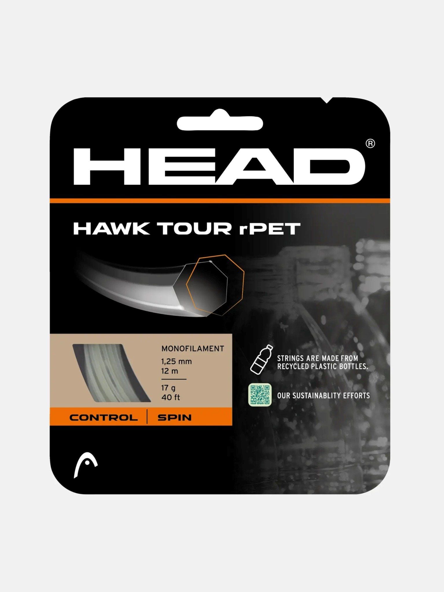 Dây tennis HEAD Hawk Tour rPET