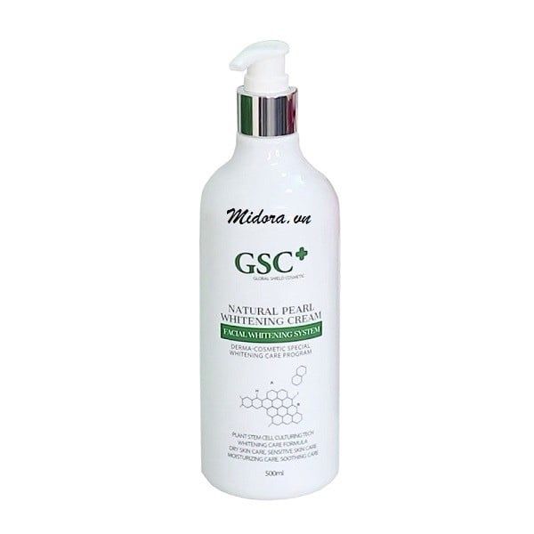 Kem Ủ Trắng Mặt GSC Natural Pearl Whitening Cream