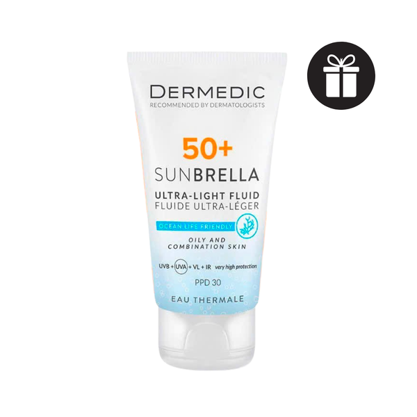 (GIẢM GIÁ 20%) Kem Chống Nắng Cho Da Dầu Mụn Dermedic Sunbrella Spf 50 Sun Protection Cream Oily And Combination Skin