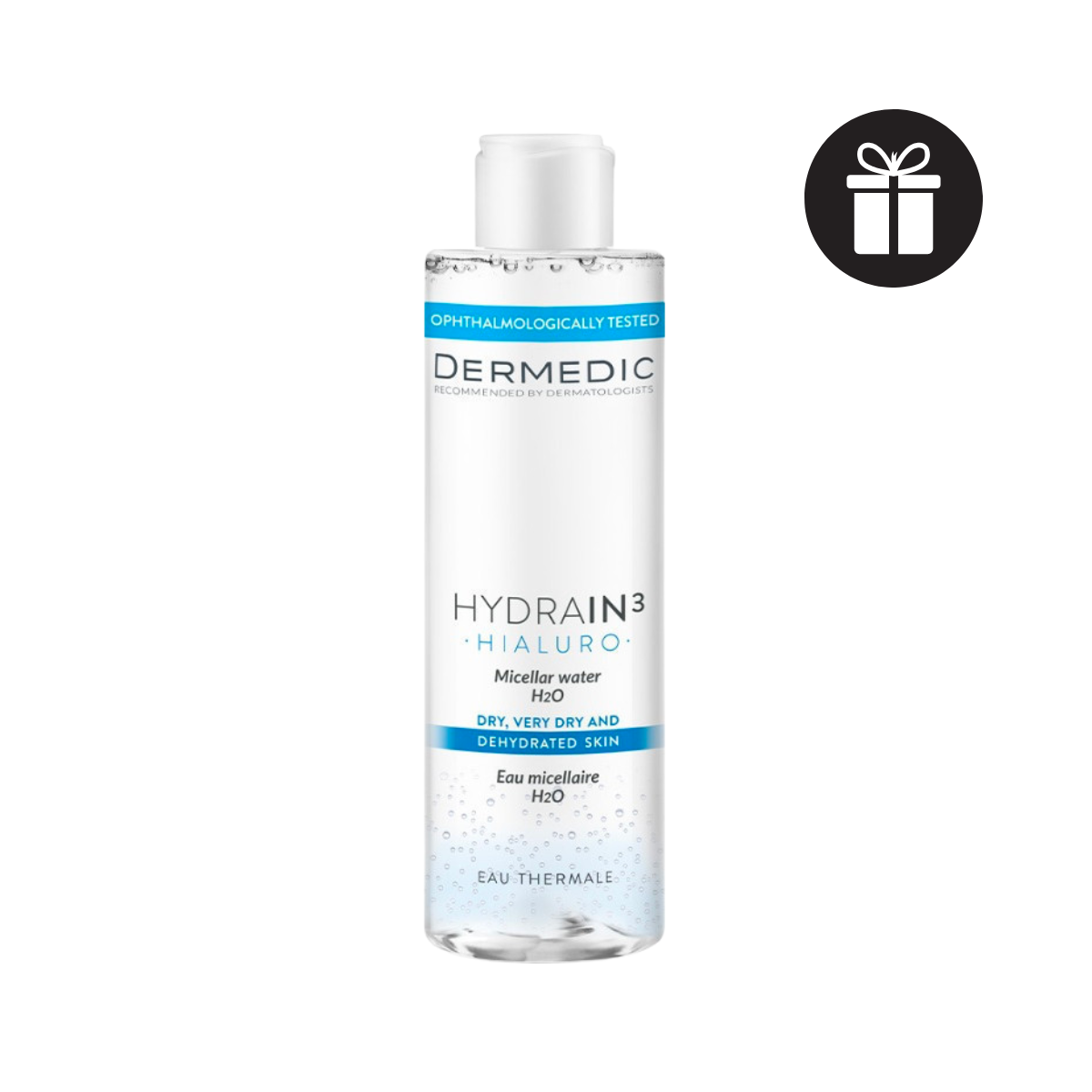 (GIẢM GIÁ 20%) Nước Tẩy Trang Cho Da Khô Và Da Mất Nước Dermedic Hydrain3 Micellar Water H2O