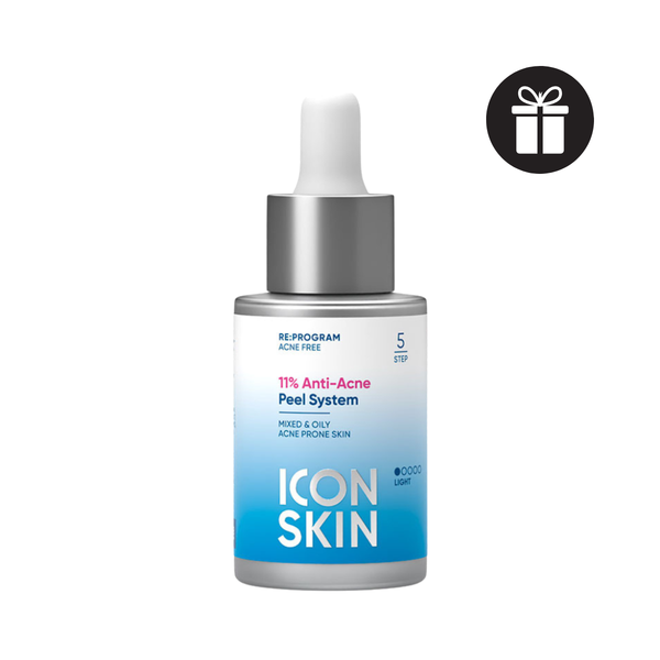 Peel Da Không Bong Cho Da Dầu Mụn Icon Skin 11% Anti-Acne Peel System