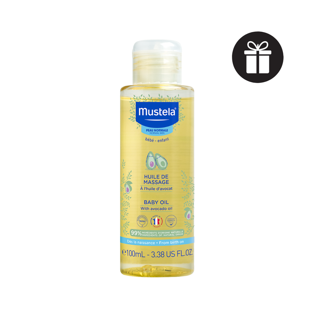 Dầu Massage Cho bé Mustela Baby Oil