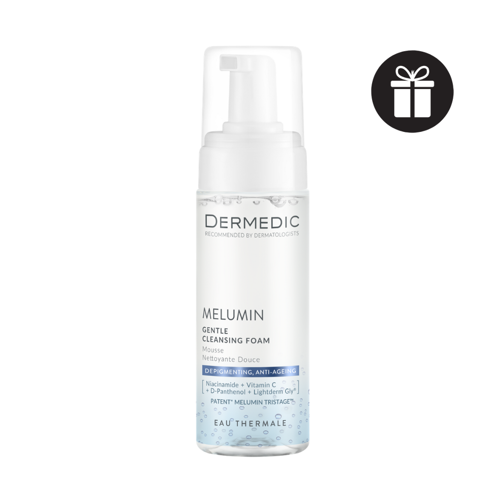 Bọt Rửa Mặt Dưỡng Trắng Sáng Da Dermedic Melumin Gentle Cleansing Foam