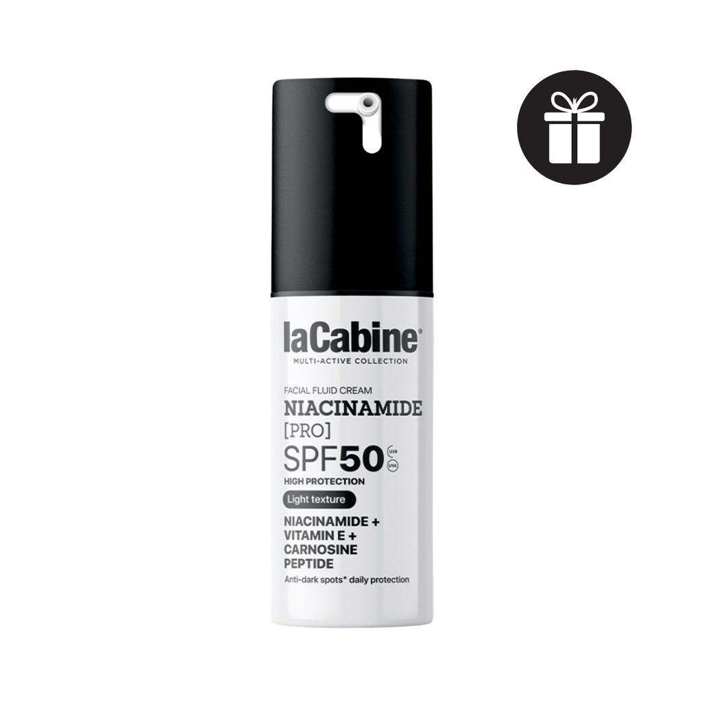 Kem Chống Nắng Phổ Rộng Mờ Thâm Nám La Cabine Niacinamide Pro SPF50 Fluid Sunscreen