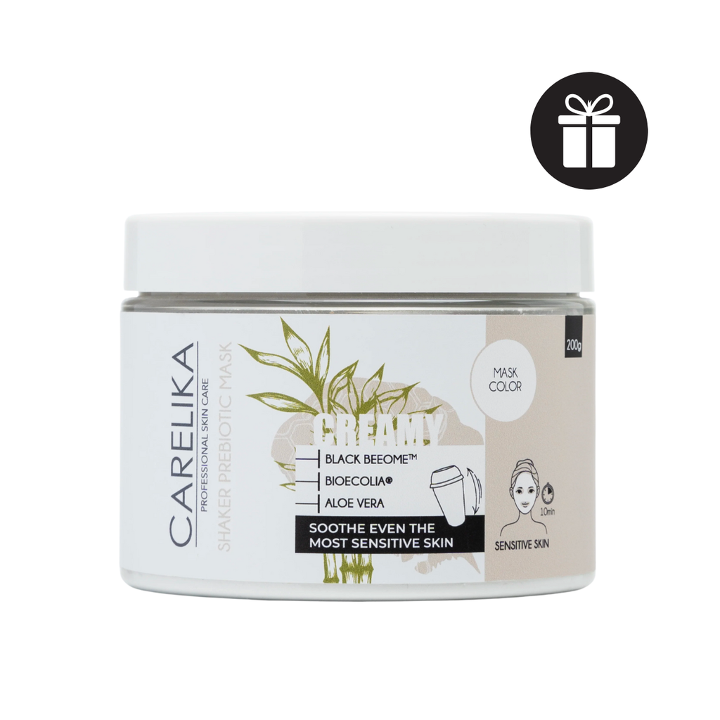 Mặt Nạ Đất Sét Cân Bằng Hệ Vi Sinh Và Kiểm Soát Dầu Nhờn Carelika Shaker Prebiotic Creamy Mask Black Beeome