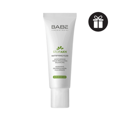 Kem Dưỡng Giảm Mụn Và Kiểm Soát Dầu Nhờn Babe Stop AKN Mattifying Fluid