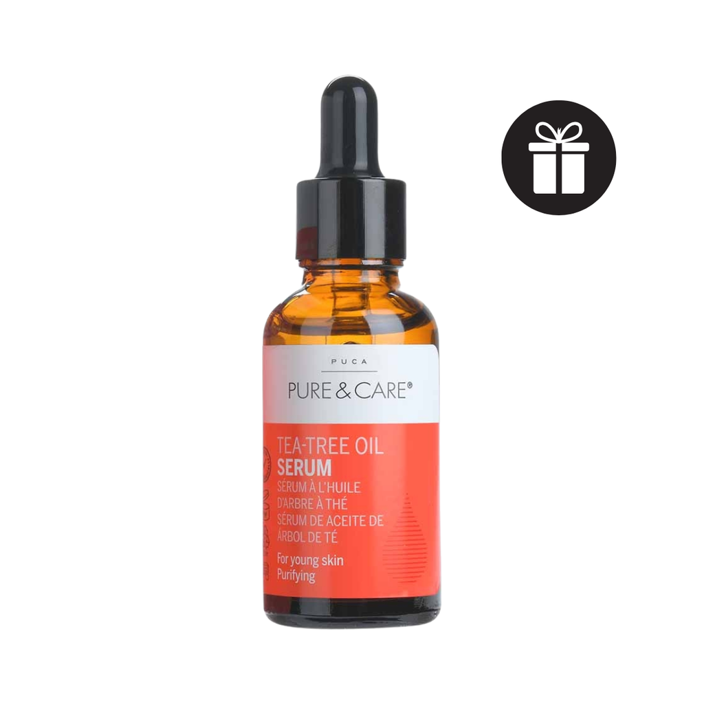 Tinh Dầu Tràm Trà Cho Da Dầu Và Da Mụn Puca - Pure & Care Tea Tree Oil Serum