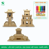  MFK09x - Mô hình lắp ráp bằng carton - Địa danh Việt Nam - Nhiều mẫu 