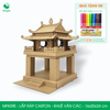  MFK09E - Mô hình lắp ráp bằng carton - Khuê Văn Các - 16x20x24 cm 