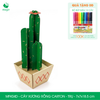  MFK04D - Cây xương rồng carton - Trụ - 7x7x18.5 cm 