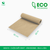  MGH1X - 50cm x 50m - Cuộn giấy Kraft xám tiết kiệm ECONO 