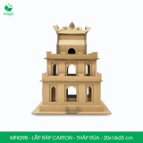  MFK09B - Mô hình lắp ráp bằng carton - Tháp Rùa - 20x14x25 cm 