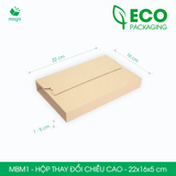  MBM1 - 22x16x5 cm - Hộp carton tăng giảm chiều cao 
