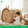  MFK02 - 101x84x78 cm - Nhà giấy carton lớn lắp ghép cho bé - Con mèo 