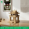  MFK09E - Mô hình lắp ráp bằng carton - Khuê Văn Các - 16x20x24 cm 
