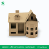  MFK07C - Nhà giấy lắp ráp bằng carton - Ngôi nhà 3 - 17x14x14 cm 