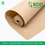  MGH1N - 50cm x 50m - Cuộn giấy Kraft nâu cao cấp 