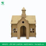  MFK07x - Nhà giấy lắp ráp bằng carton - Nhiều kiểu dáng 
