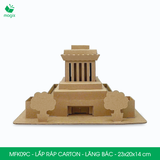  MFK09C - Mô hình lắp ráp bằng carton - Lăng Bác - 23x20x14 cm 